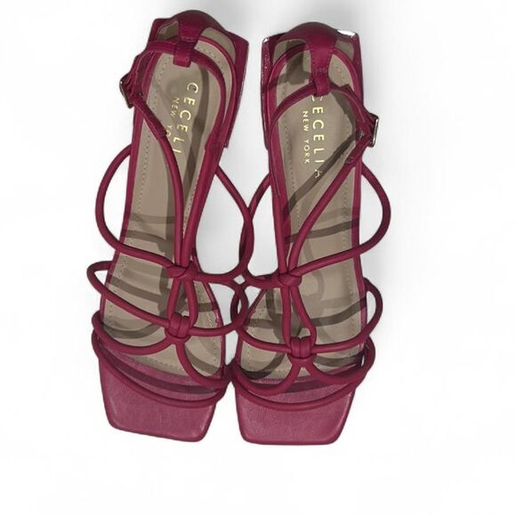 CECELIA NEW YORK Shoes - Cecelia New York pink strappy heels